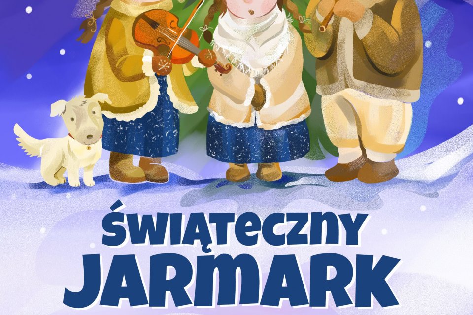 plakat jarmarku świątecznego